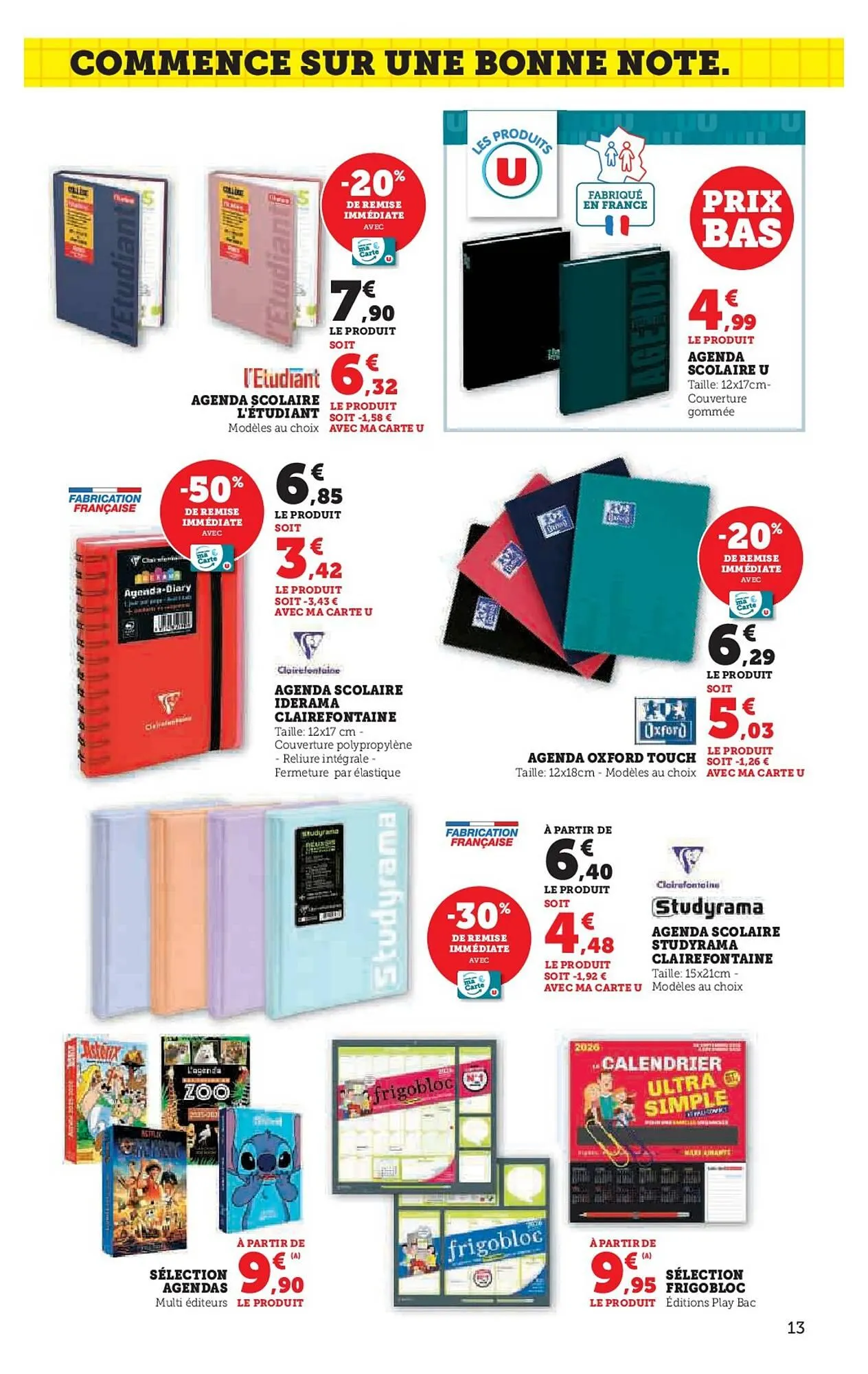 Catalogue Hyper U du 16 juillet au 10 août 2025 - Catalogue page 13