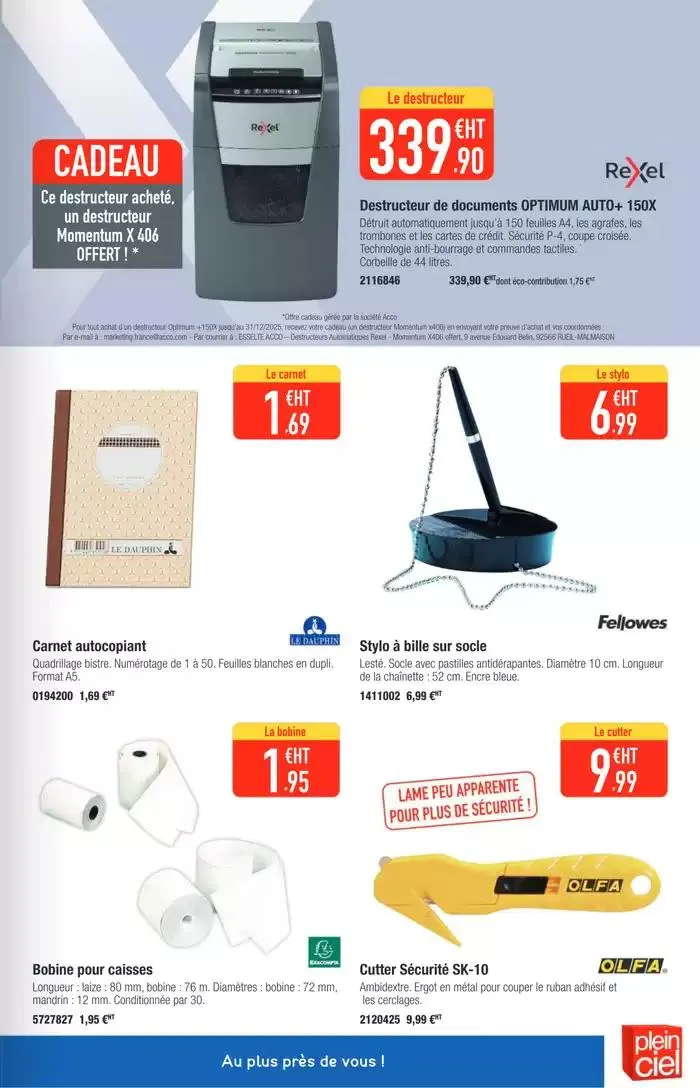 Opération Bureau du 31 mars au 24 mai 2025 - Catalogue page 9