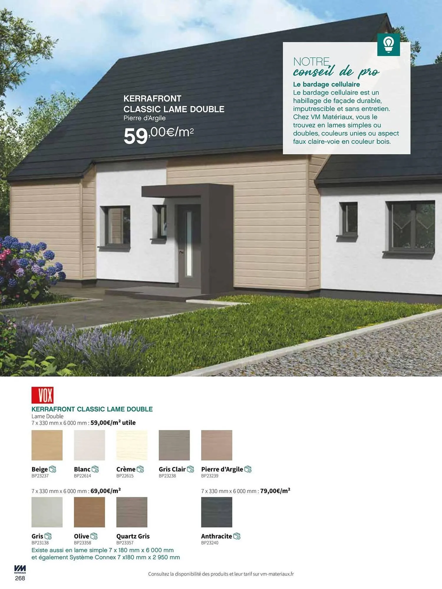Catalogue VM Matériaux du 14 mars au 20 janvier 2026 - Catalogue page 268