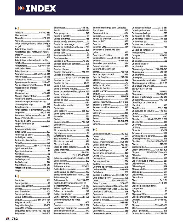 Guide produits 2024 du 15 mars au 31 décembre 2024 - Catalogue page 762