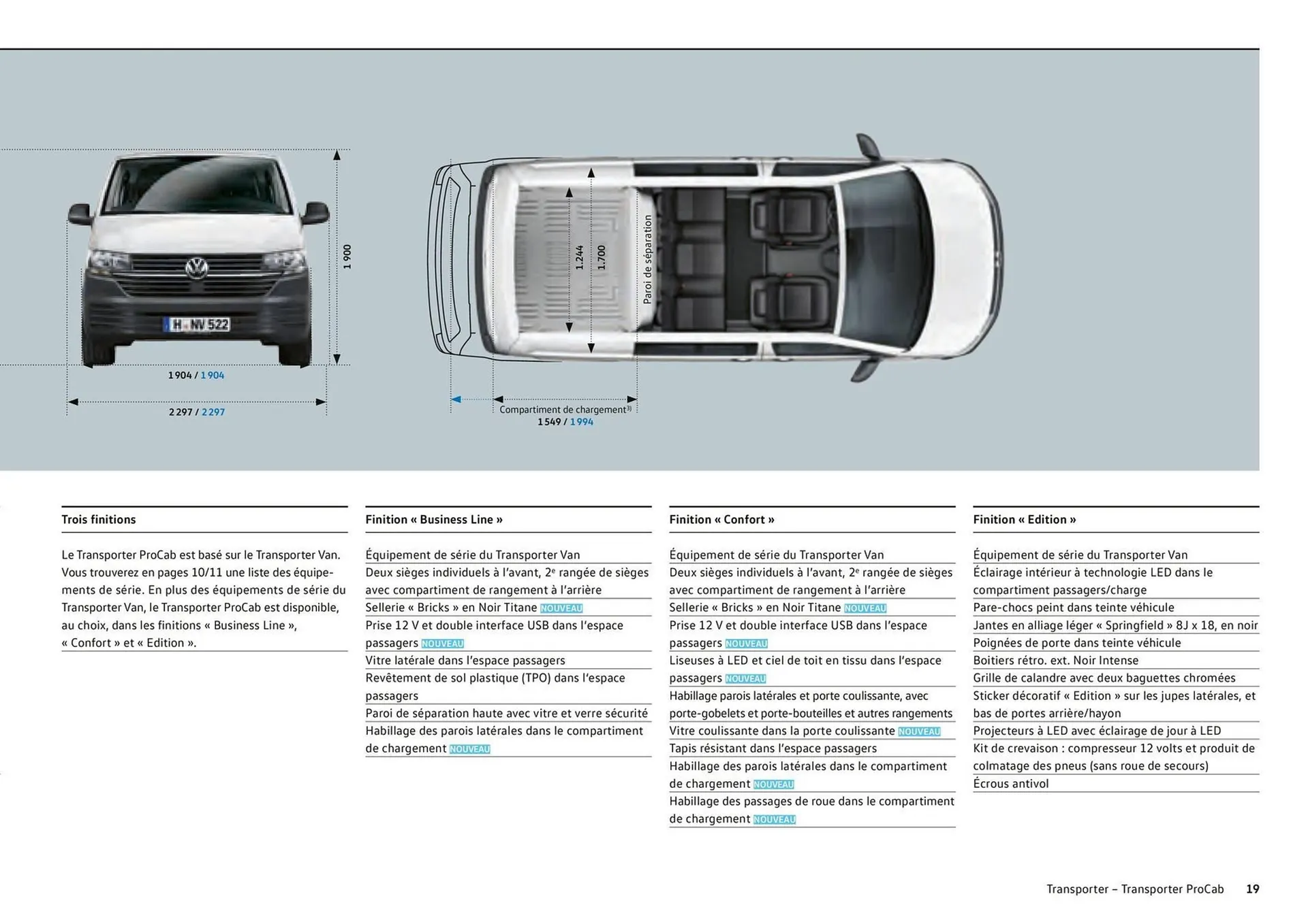 Catalogue Volkswagen du 7 août au 31 mars 2026 - Catalogue page 19