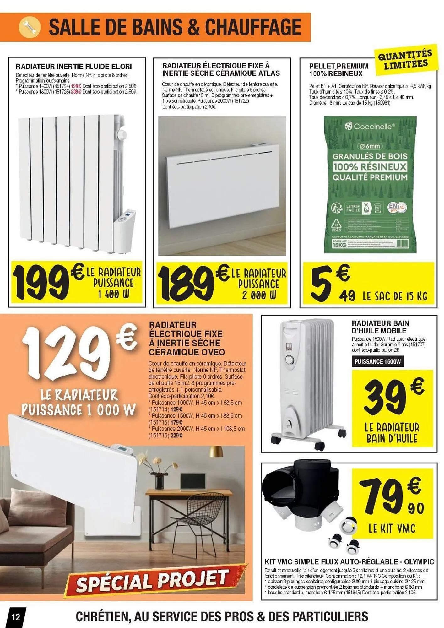 Catalogue Chretien Matériaux du 6 février au 28 février 2026 - Catalogue page 12