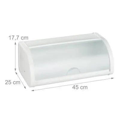 Boîte à pain couvercle coulissant