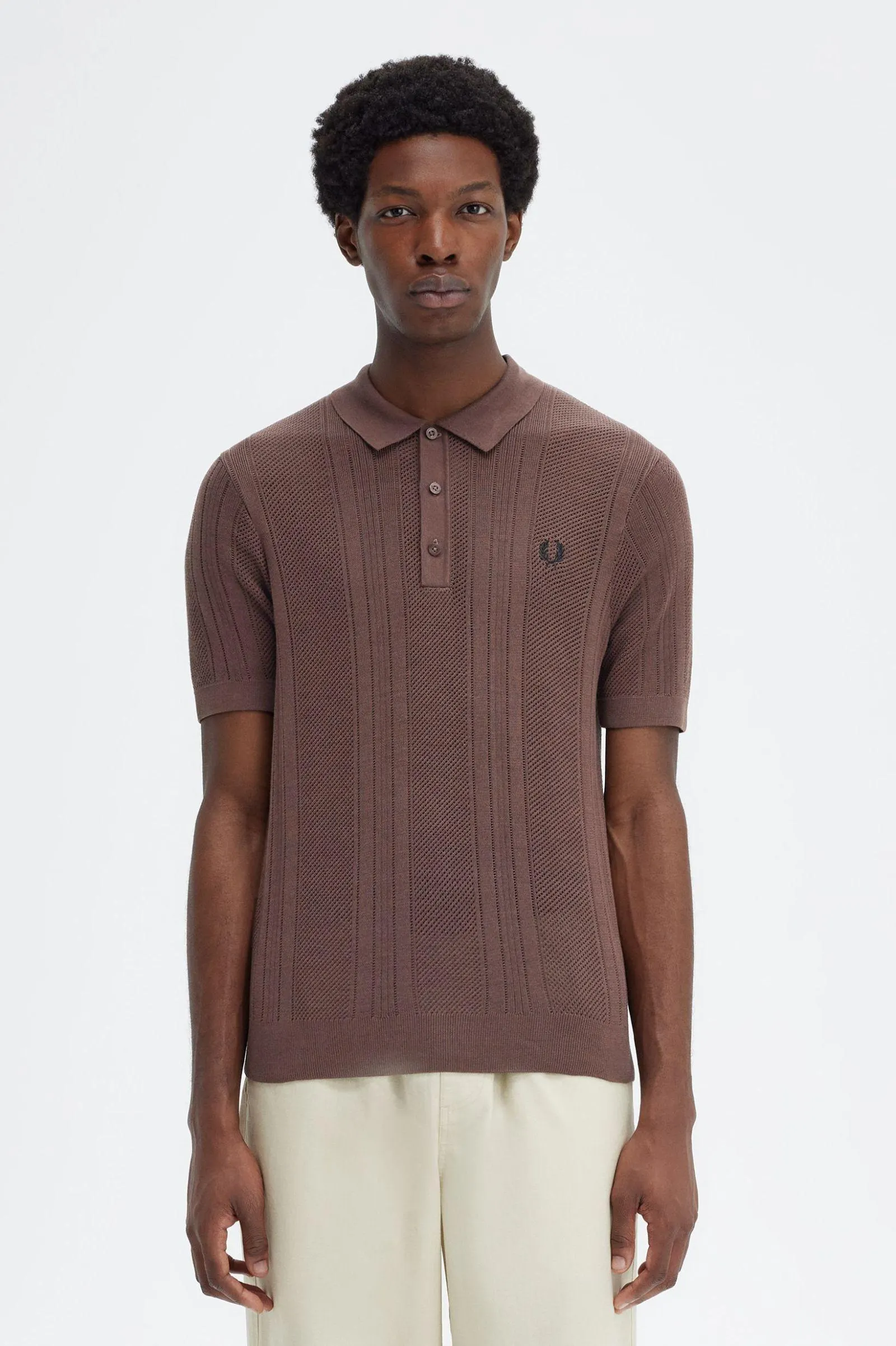 Polo en maille crochet