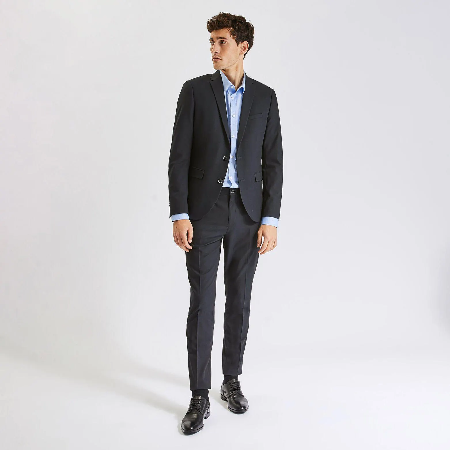 Costume 2 pièces extra-slim bistretch - Bleu foncé