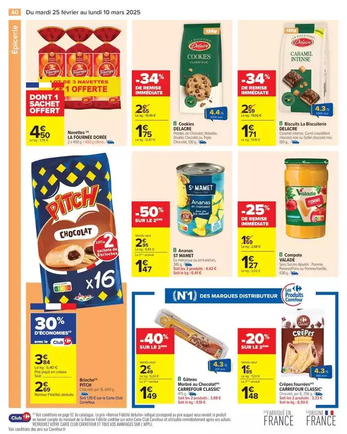 -50% SUR LE 2ÈME - CHOCOLAT ET CAFÉ du 25 février au 10 mars 2025 - Catalogue page 42