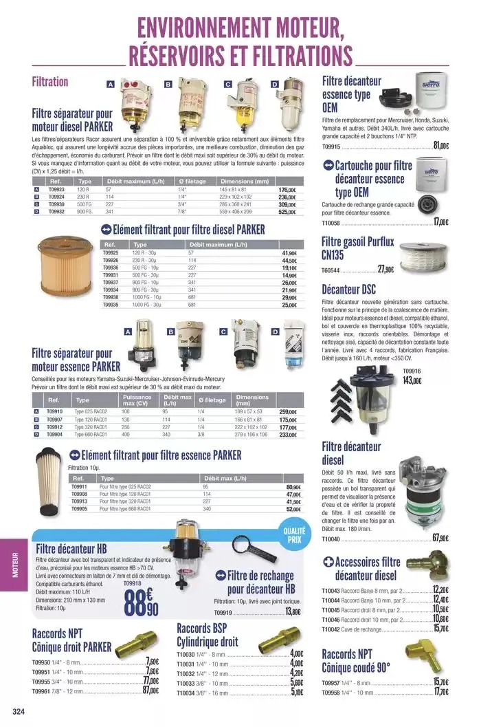 Catalogue Accastillage Diffusion 2025 du 1 janvier au 31 décembre 2025 - Catalogue page 326
