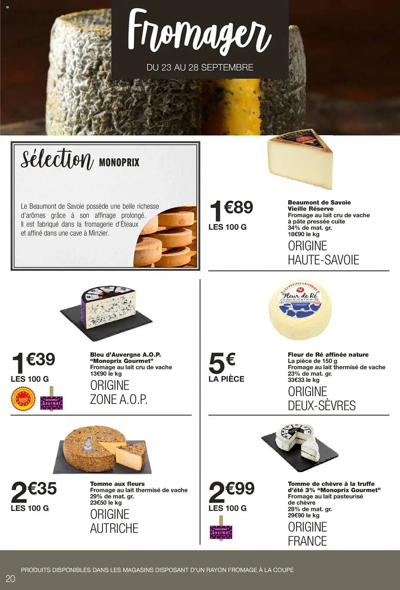 Catalogue Monoprix du 23 septembre au 5 octobre 2025 - Catalogue page 20