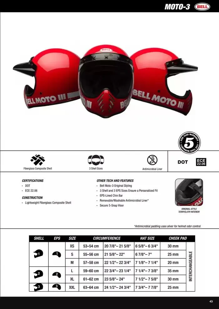 BELL Spring 2025 du 27 mars au 31 décembre 2025 - Catalogue page 43