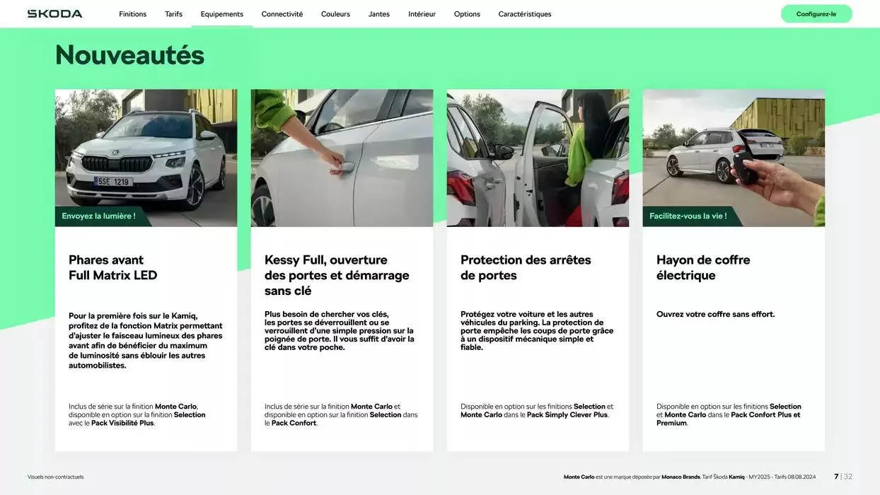 Nouveau Kamiq Selection 1.0 TSI 95ch BVM du 17 octobre au 17 octobre 2025 - Catalogue page 7