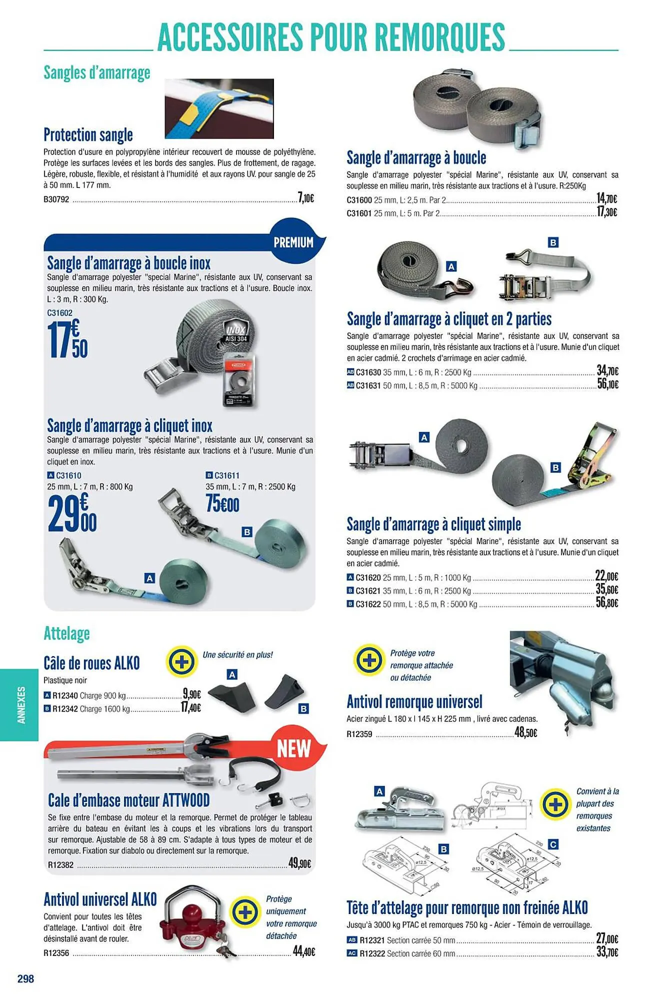 Catalogue Accastillage Diffusion du 1 mars au 31 décembre 2023 - Catalogue page 300