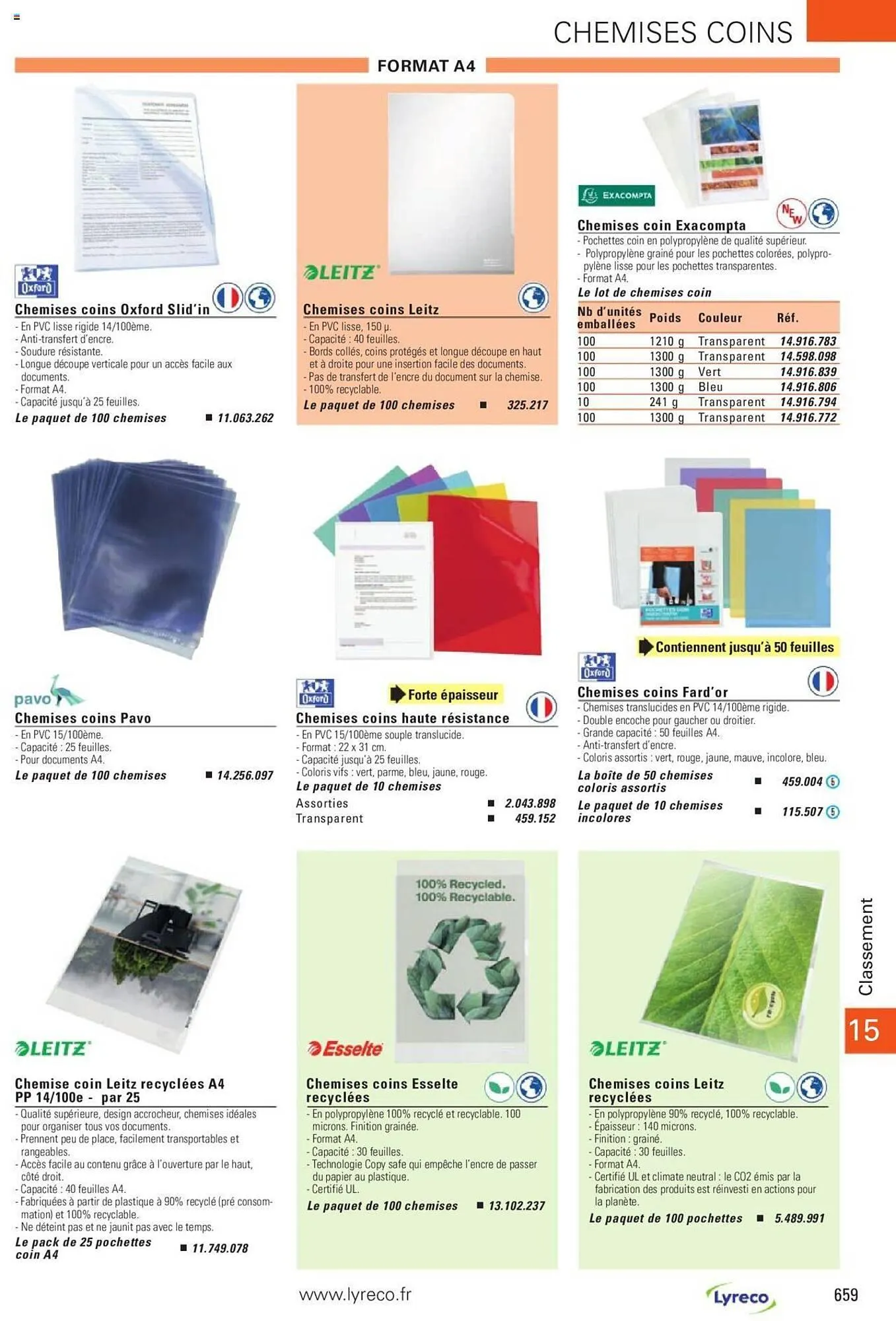 Catalogue Lyreco du 15 mai au 31 décembre 2023 - Catalogue page 659