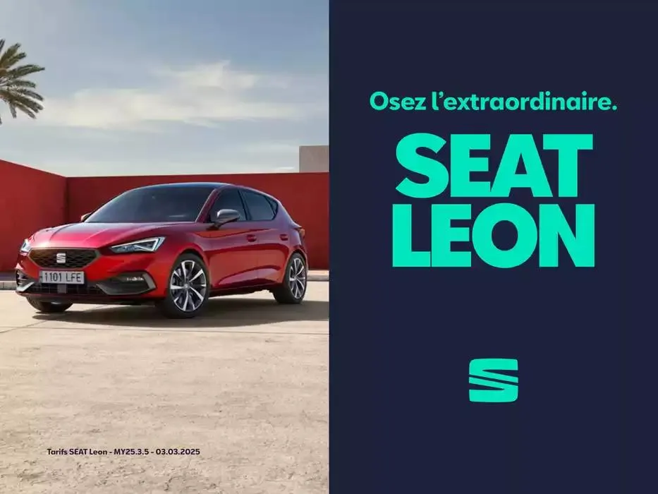 SEAT Leon 5 portes du 5 mars au 5 mars 2026 - Catalogue page 1