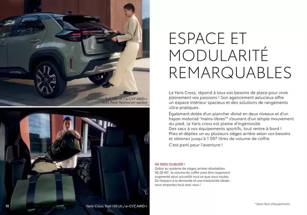 Toyota Yaris Cross  du 27 mars au 27 mars 2026 - Catalogue page 12