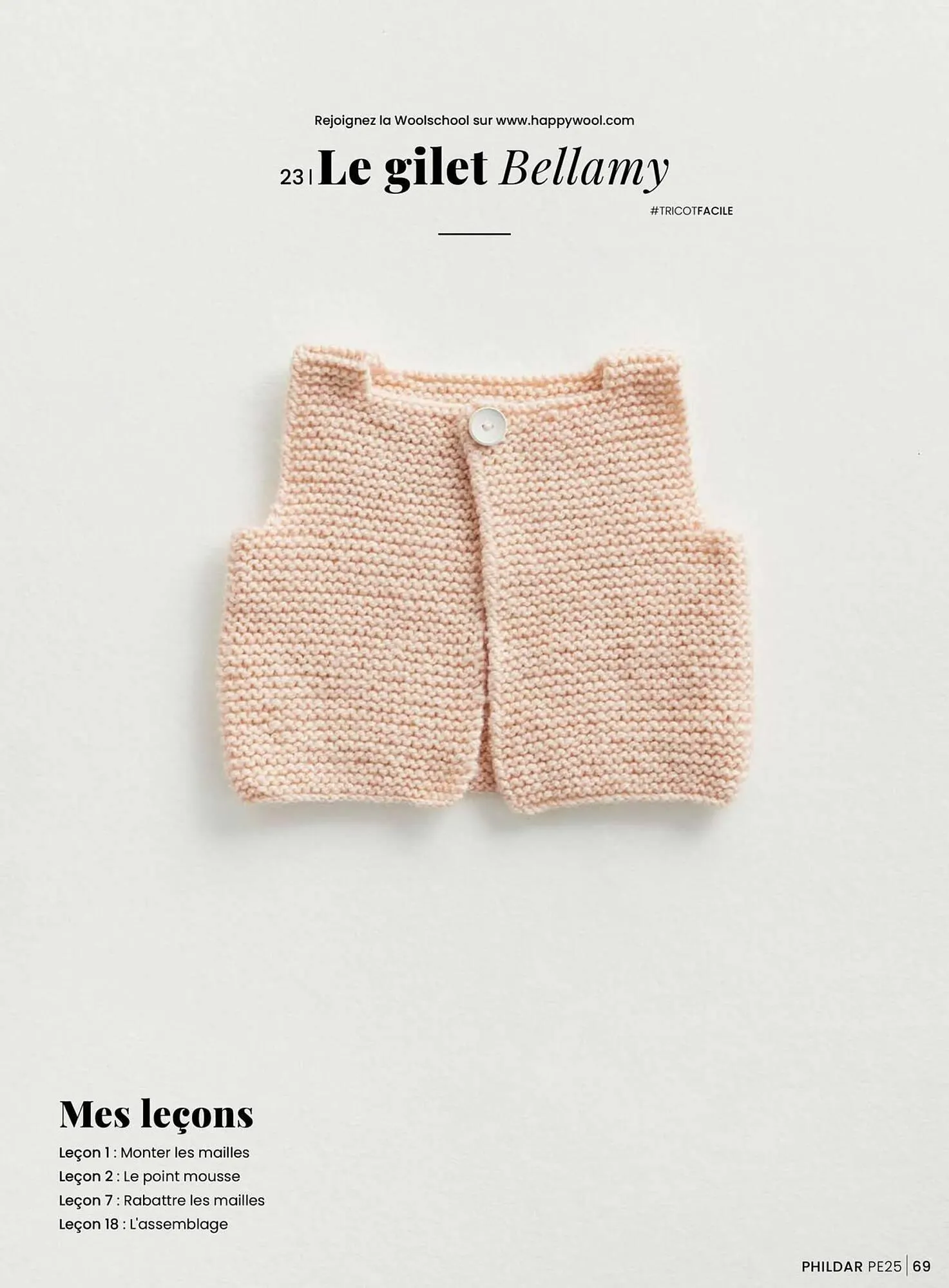 Catalogue Phildar du 15 janvier au 31 août 2025 - Catalogue page 69