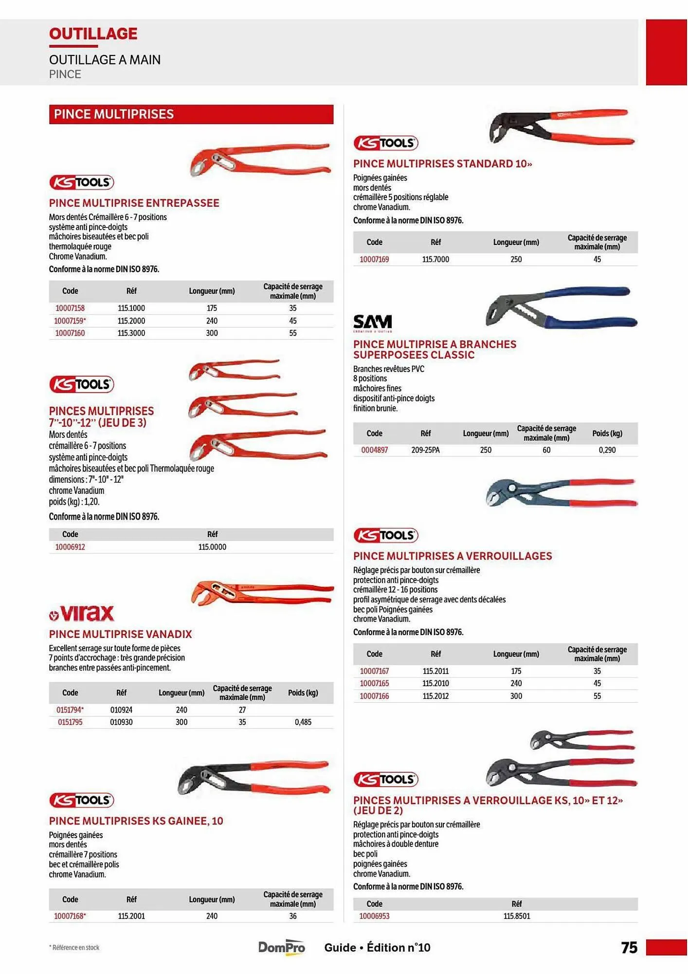 Catalogue DomPro du 5 mai au 30 août 2025 - Catalogue page 75