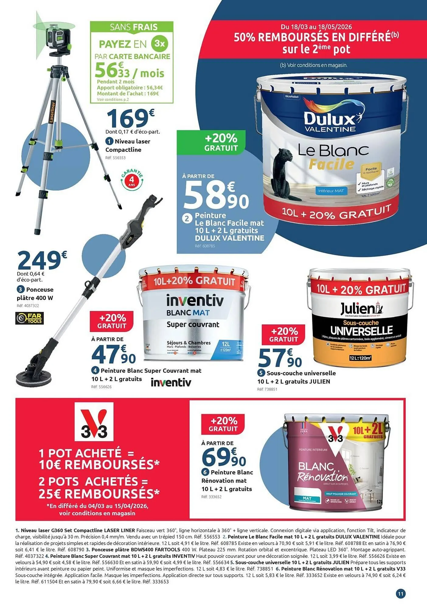 Catalogue Mr Bricolage du 11 mars au 29 mars 2026 - Catalogue page 11