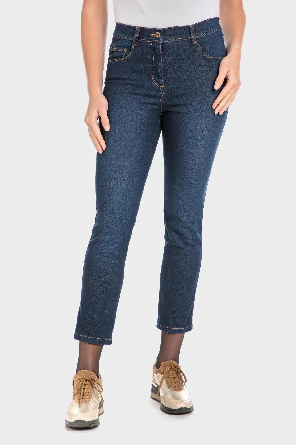 Pantalon jean capri