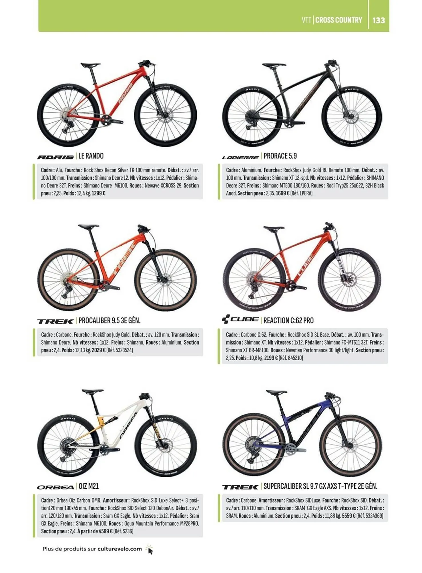 Catalogue Culture Vélo du 2 mai au 31 décembre 2025 - Catalogue page 133