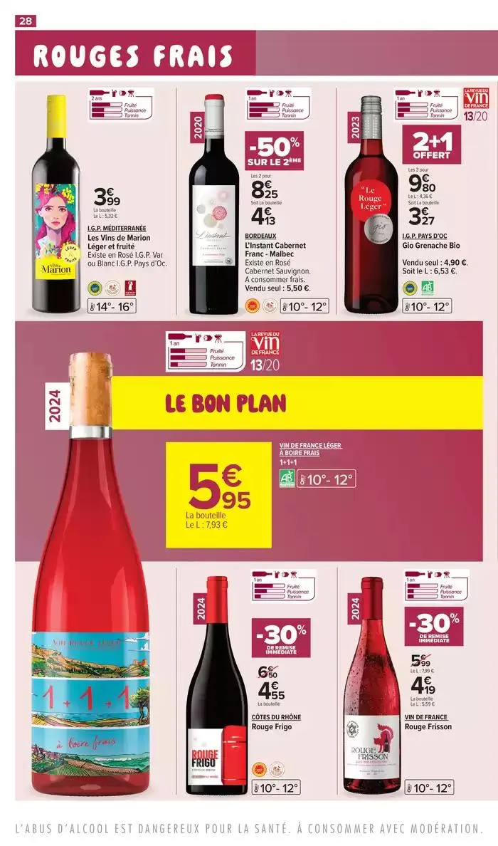 FOIRE AUX VINS, LE GUIDE DES BONS PLANS du 11 mars au 23 mars 2025 - Catalogue page 28