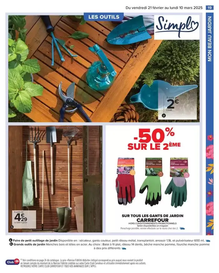 PROFITER ENFIN DE SON JARDIN du 21 février au 10 mars 2025 - Catalogue page 21