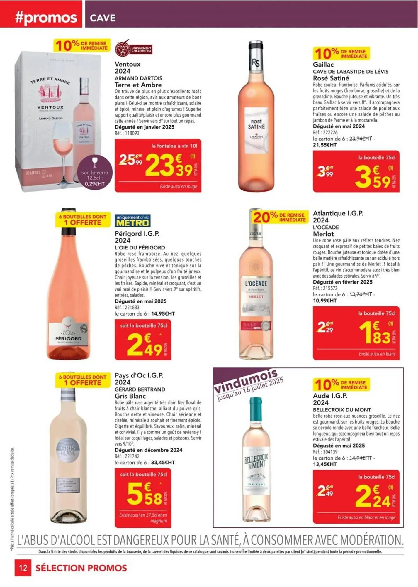 Catalogue METRO du 19 juin au 16 juillet 2025 - Catalogue page 12