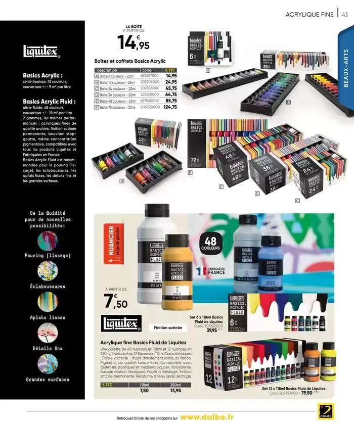 CATALOGUE DALBE 2025 du 27 janvier au 31 décembre 2025 - Catalogue page 45