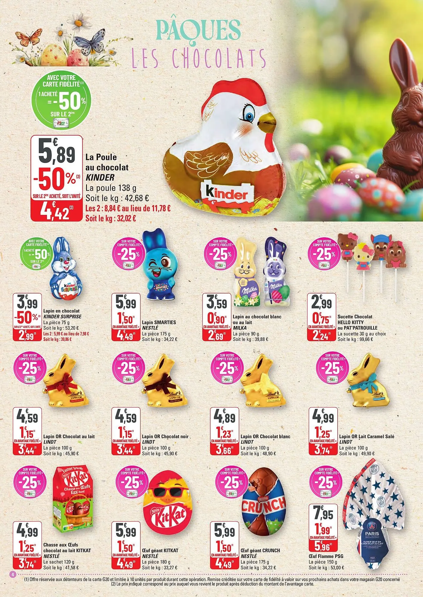 Catalogue G20 du 9 avril au 20 avril 2025 - Catalogue page 4
