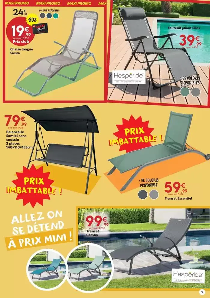POUR UN EXTÉRIEUR STYLÉ ! du 30 avril au 1 juin 2025 - Catalogue page 9