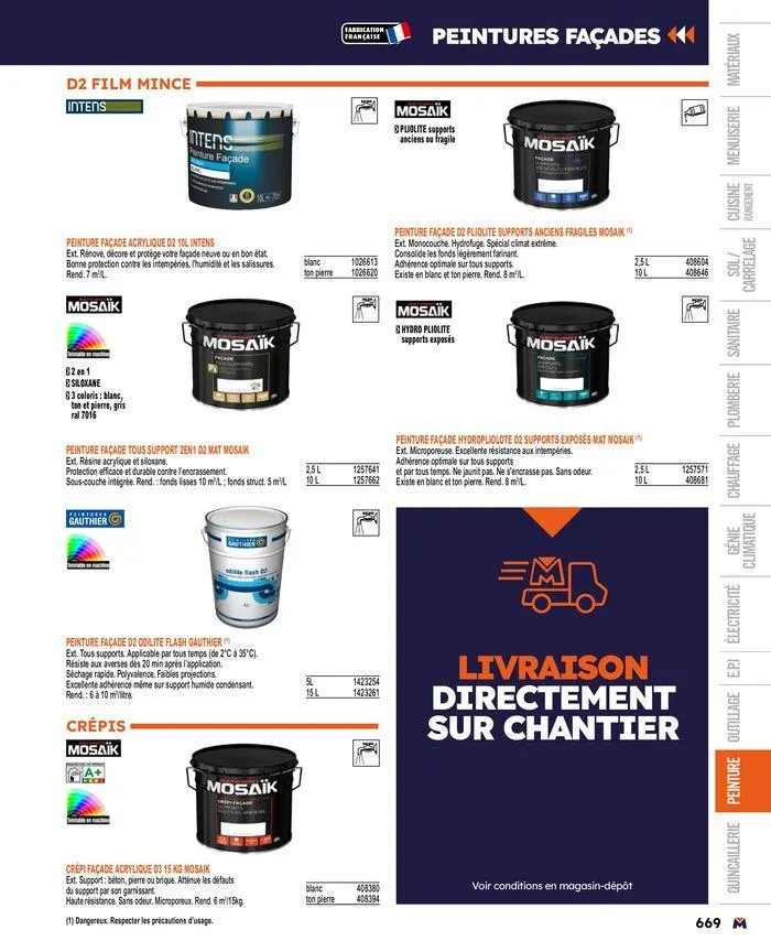 Guide produits 2024 du 15 mars au 31 décembre 2024 - Catalogue page 669