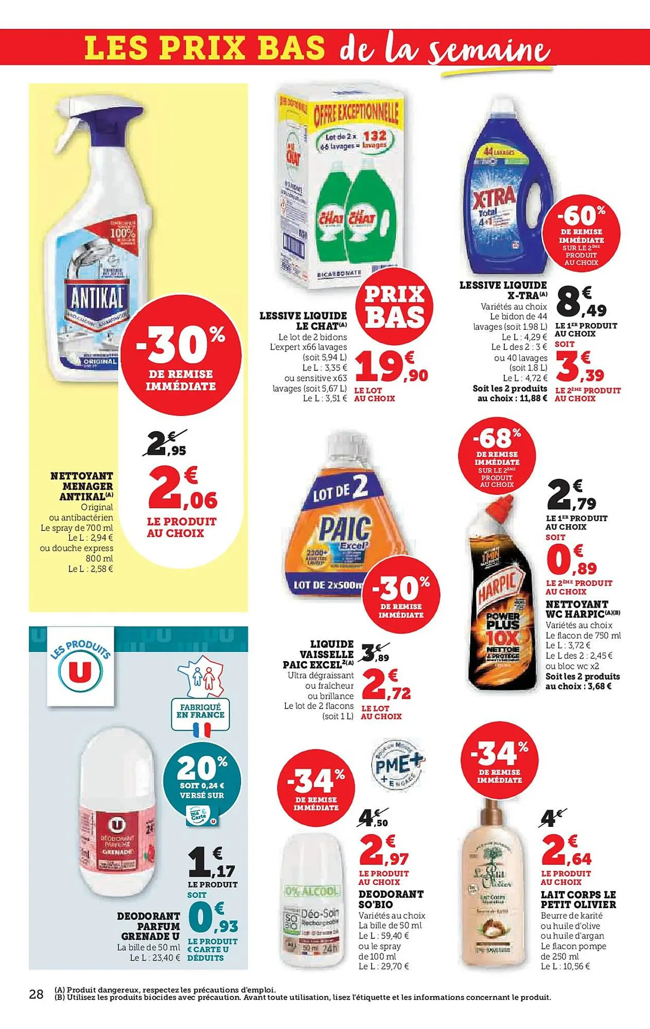 Catalogue Super U du 8 avril au 21 avril 2025 - Catalogue page 28