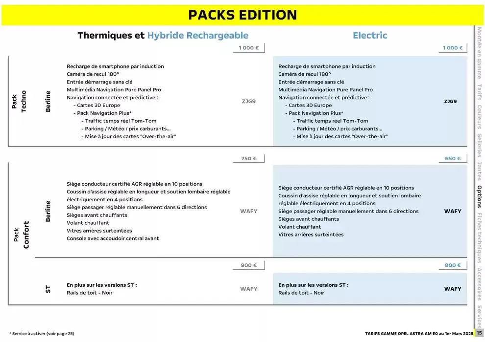 Opel Astra et Astra Sports Tourer du 5 mars au 5 mars 2026 - Catalogue page 16