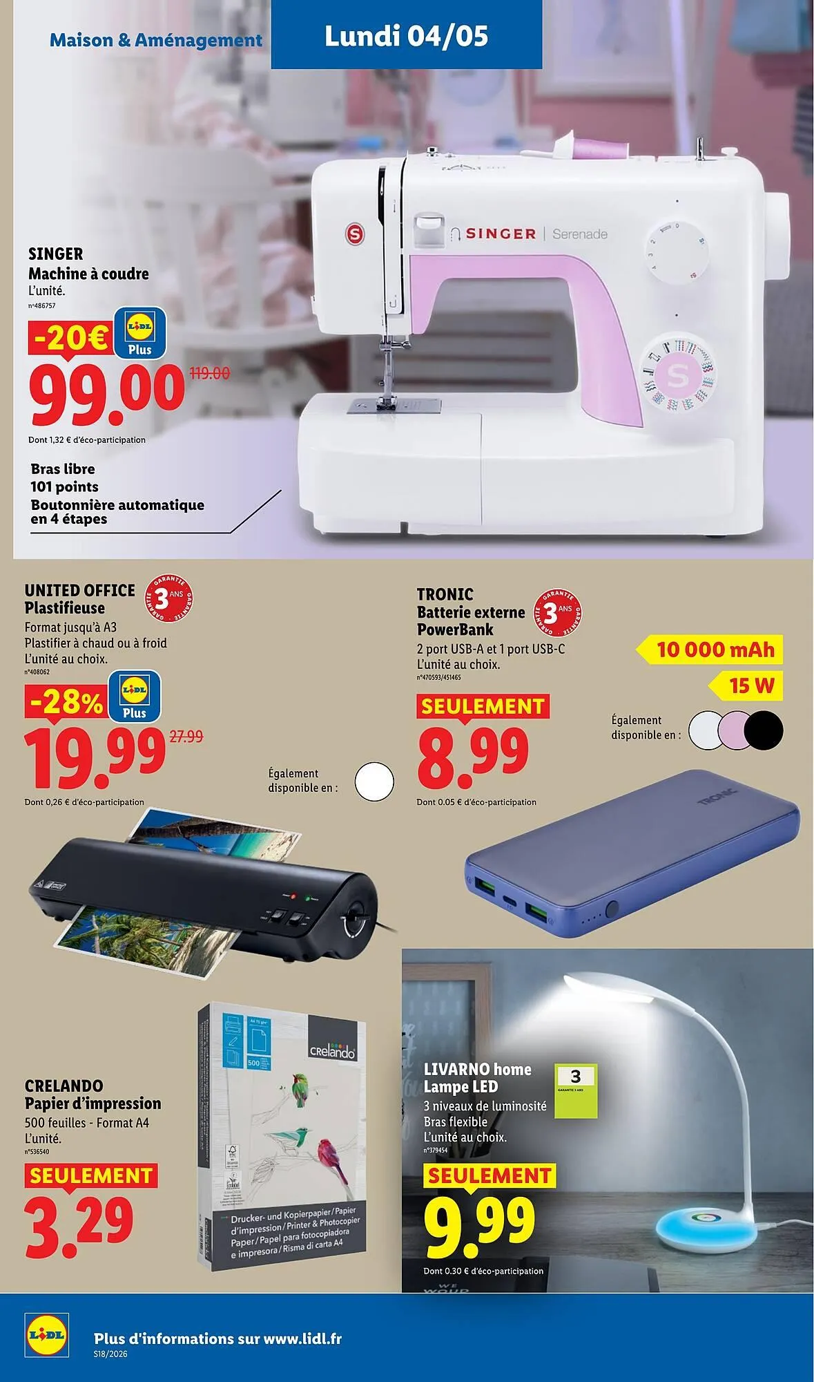 Catalogue Lidl du 30 avril au 6 mai 2026 - Catalogue page 58