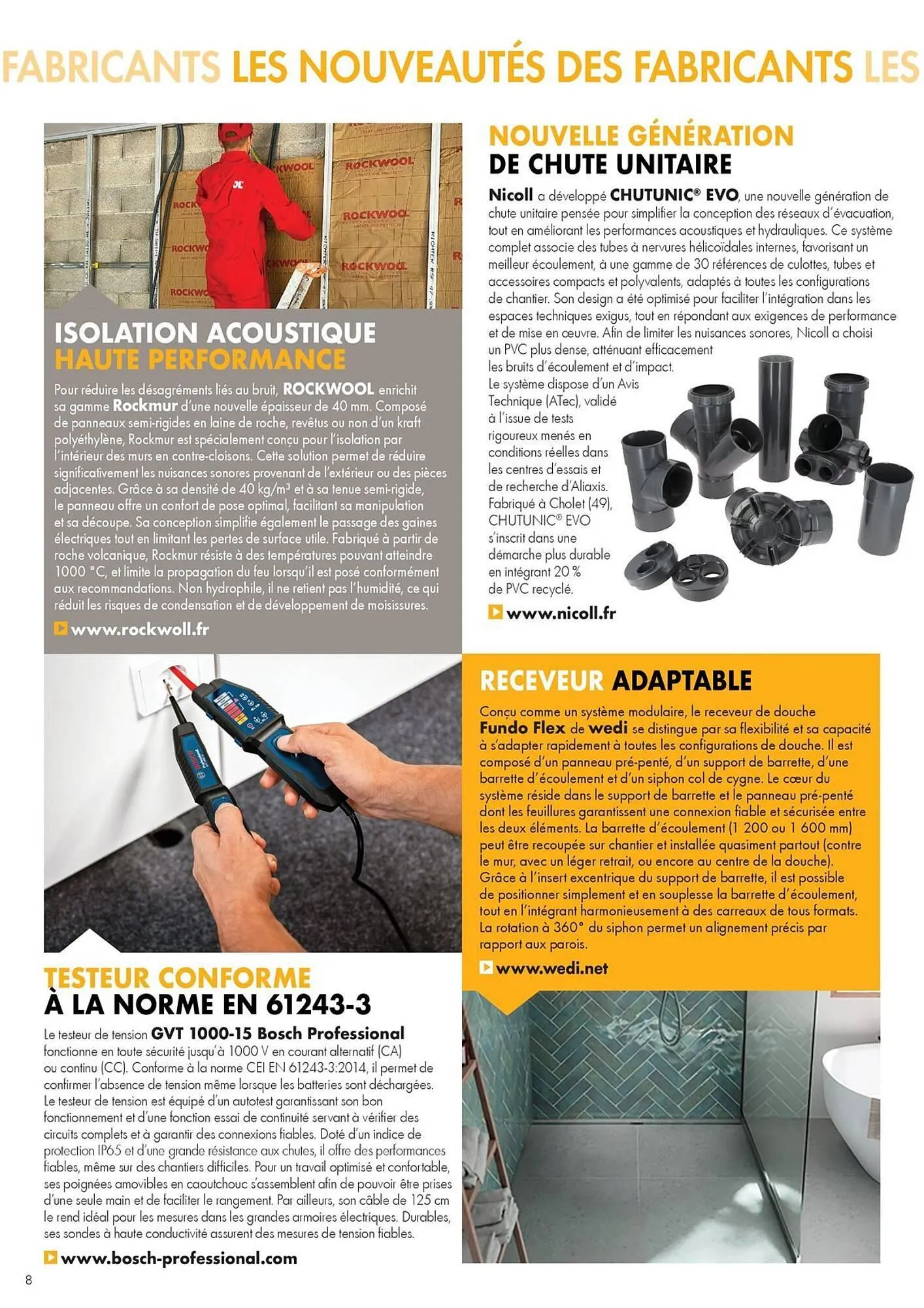 Catalogue Gedimat du 24 octobre au 31 décembre 2025 - Catalogue page 8