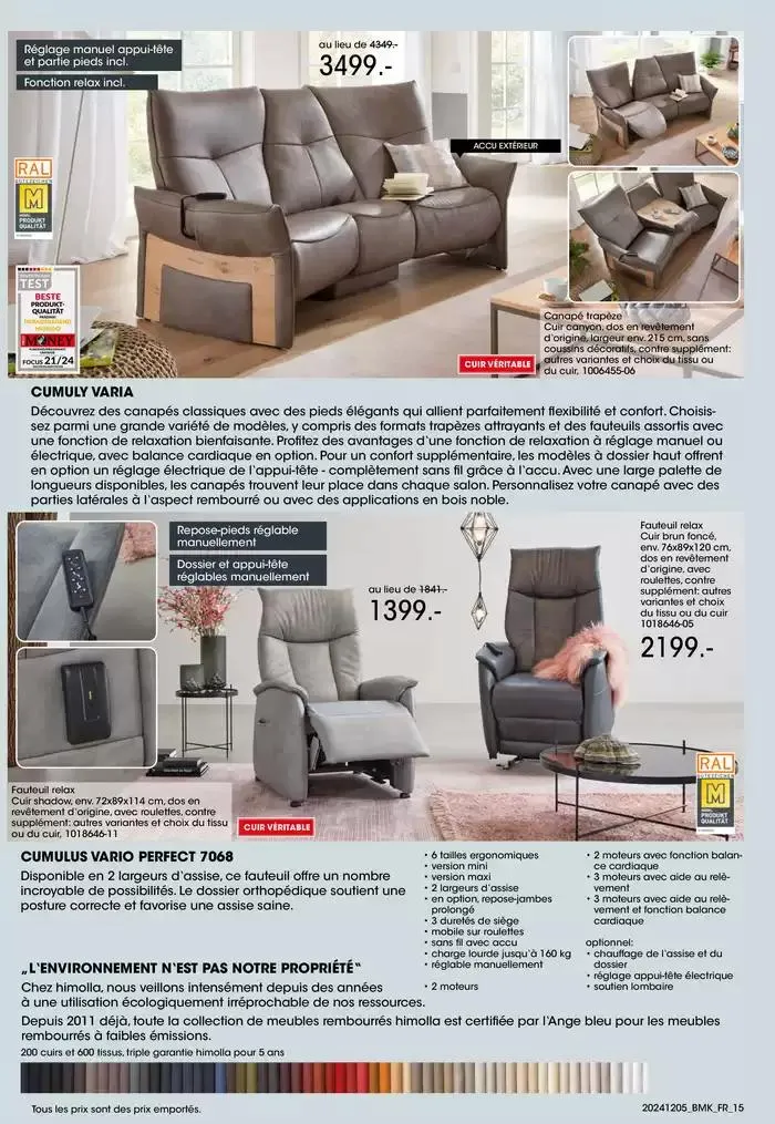 SALON DE LA CUISINE CHEZ MÖBEL MARTIN du 5 décembre au 15 décembre 2024 - Catalogue page 15