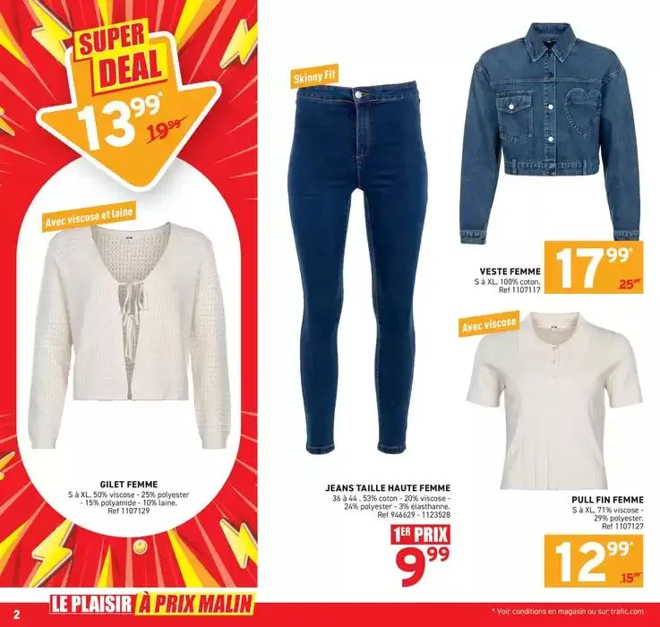 LE PLAISIR À PRIX MALIN du 25 mars au 31 mars 2025 - Catalogue page 22