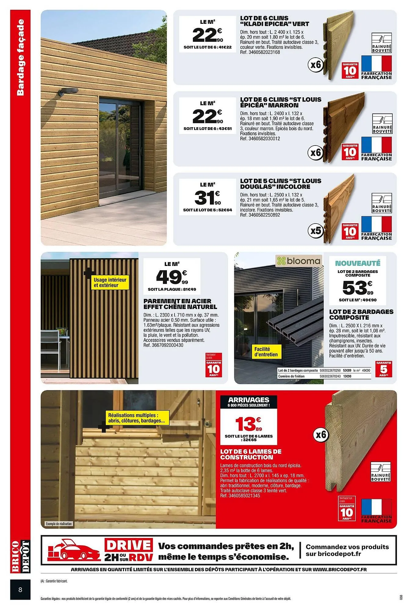 Catalogue Brico Dépôt du 4 juillet au 17 juillet 2025 - Catalogue page 8