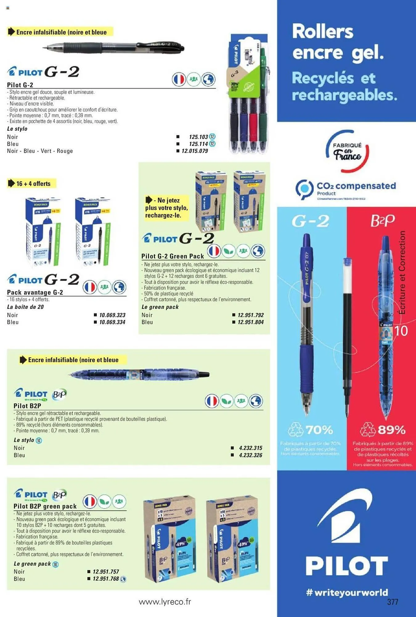 Catalogue Lyreco du 15 mai au 31 décembre 2023 - Catalogue page 377