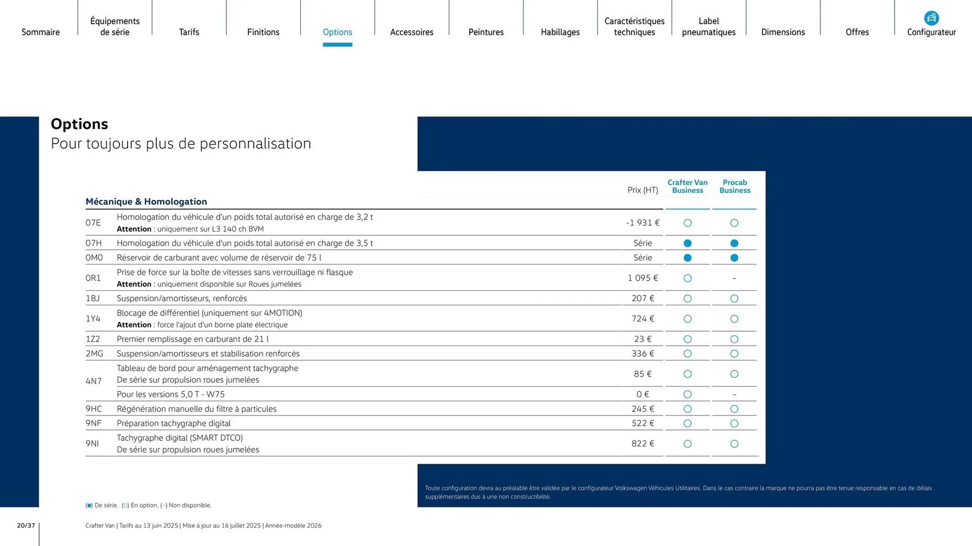 Catalogue Volkswagen du 7 août au 31 mars 2026 - Catalogue page 20