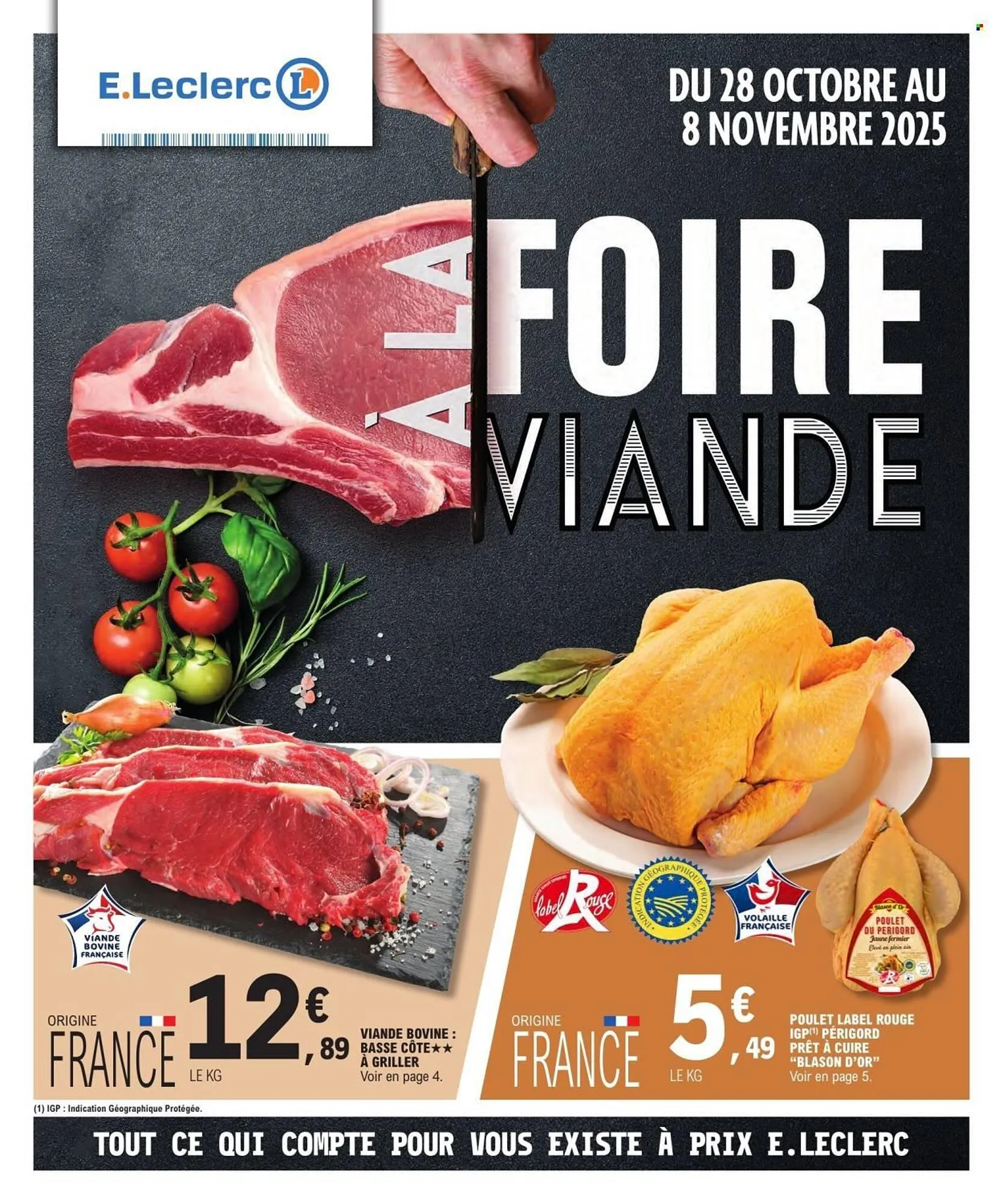 Catalogue E.Leclerc du 28 octobre au 8 novembre 2025 - Catalogue page 1