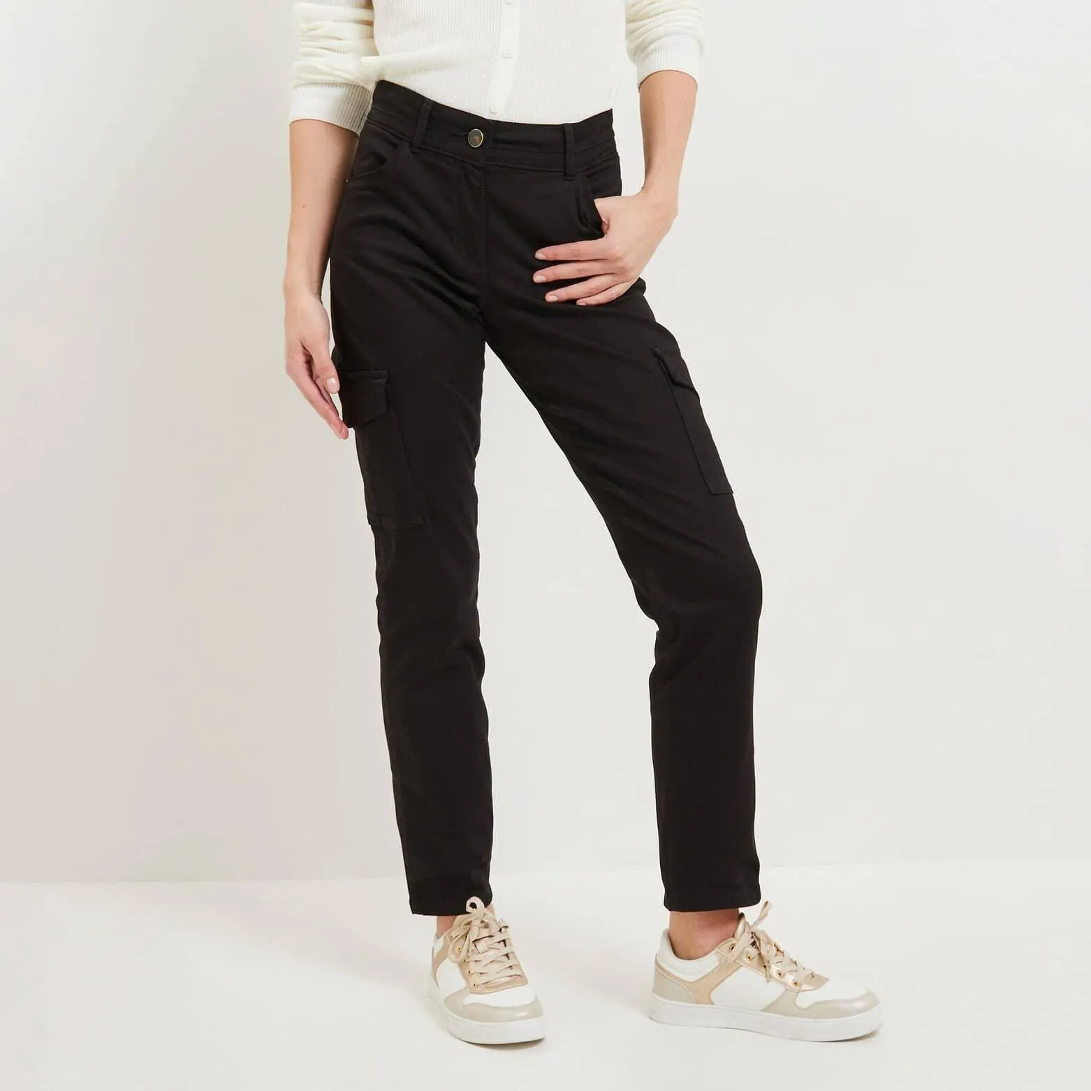 Pantalon cargo femme