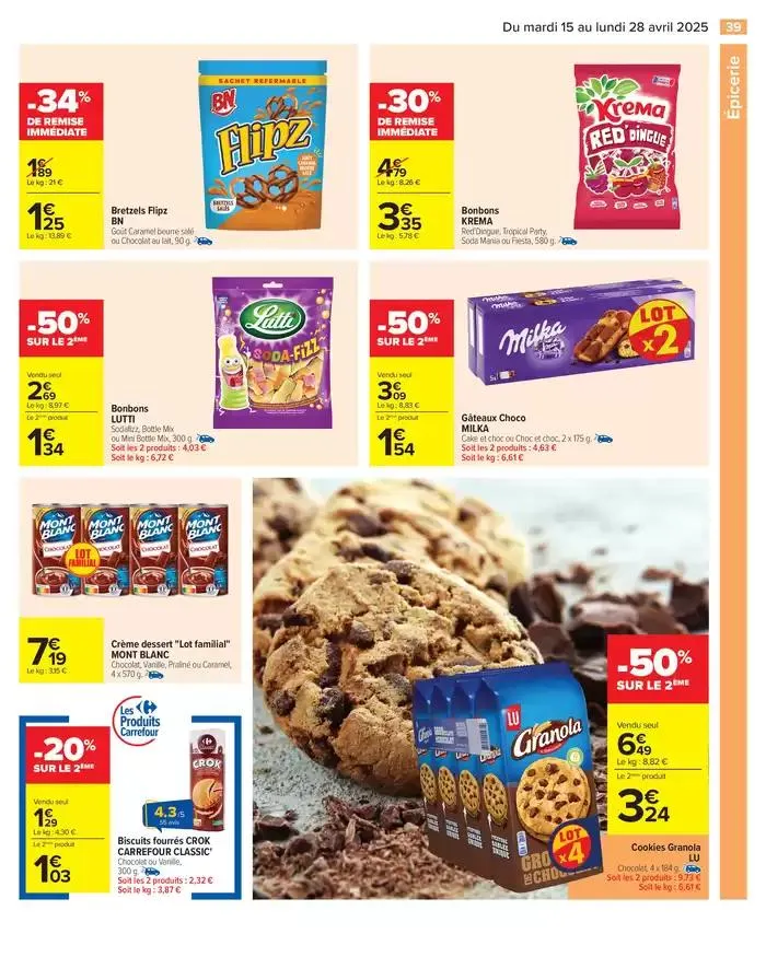 CRÊPES PARTY du 15 avril au 28 avril 2025 - Catalogue page 41