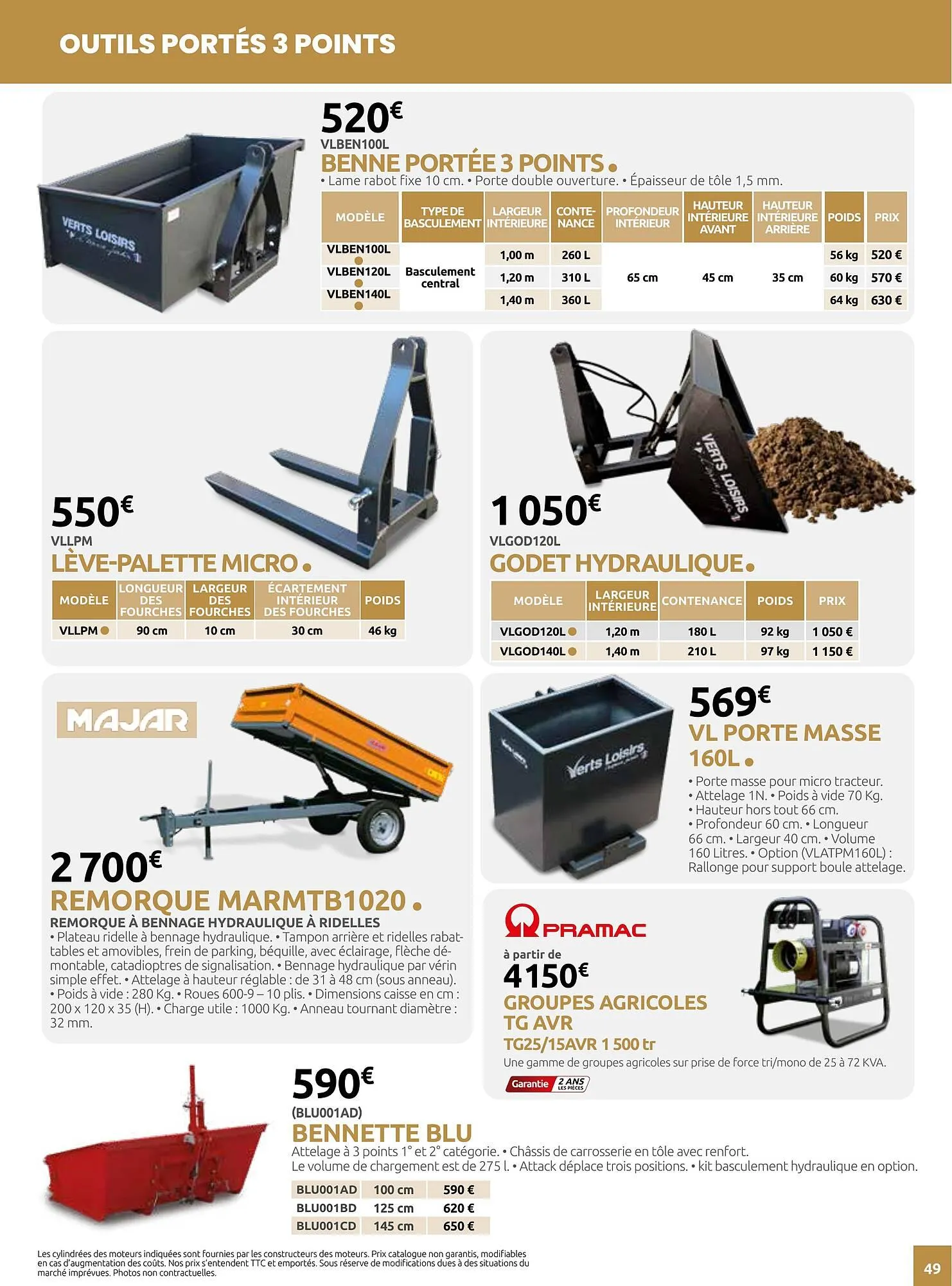 Catalogue Verts Loisirs du 18 mars au 30 mai 2026 - Catalogue page 49