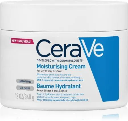 crème hydratante visage et corps pour peaux sèches à très sèches