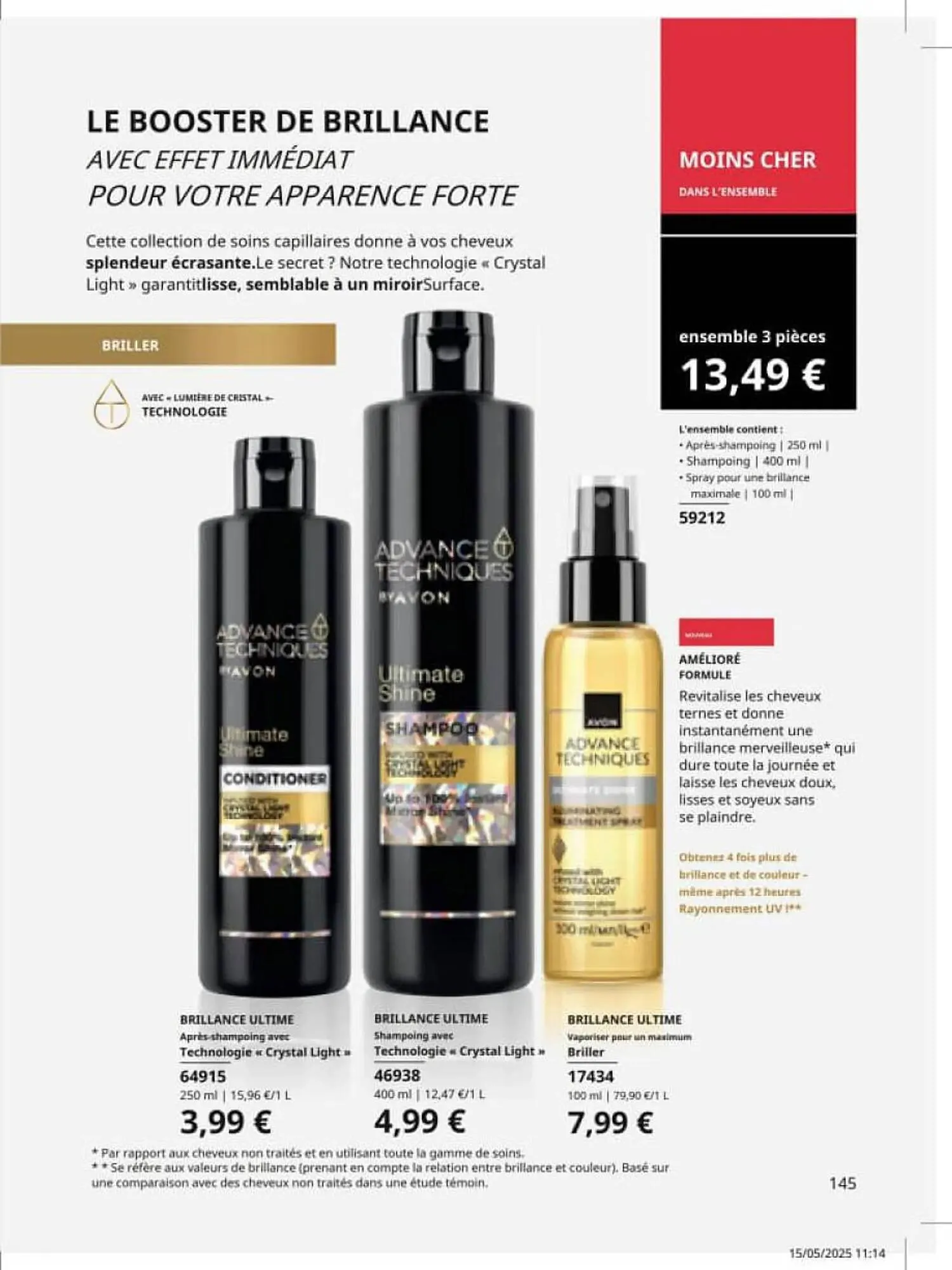 Catalogue AVON du 1 août au 31 août 2025 - Catalogue page 145