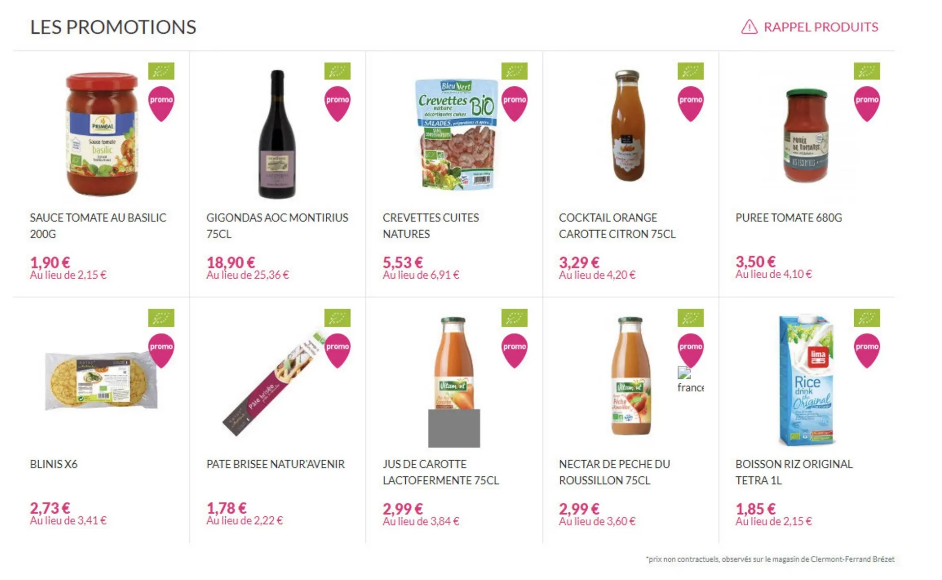 Catalogue Le grand panier bio du 17 avril au 25 mai 2025 - Catalogue page 1