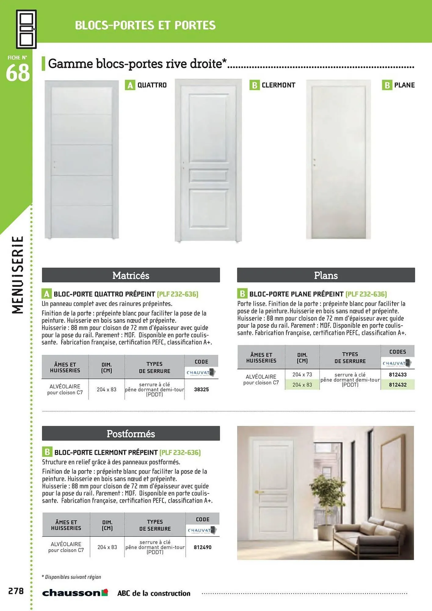 Catalogue Chausson Matériaux du 2 mai au 31 décembre 2025 - Catalogue page 280