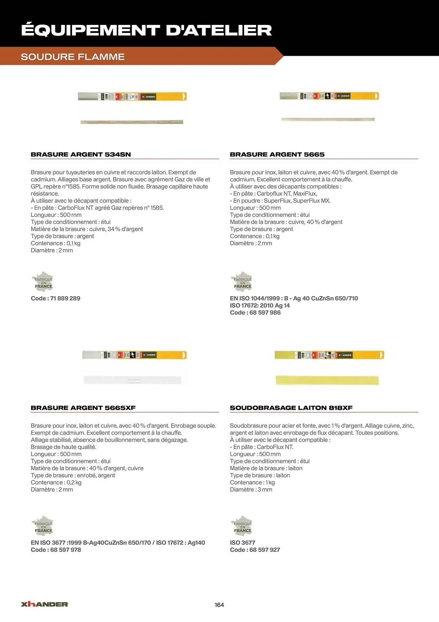Catalogue Prolians du 2 septembre au 31 décembre 2025 - Catalogue page 164