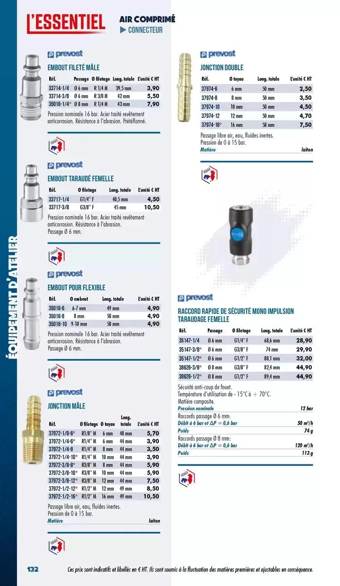 Essentiel Industrie 2025 du 3 janvier au 31 décembre 2025 - Catalogue page 134
