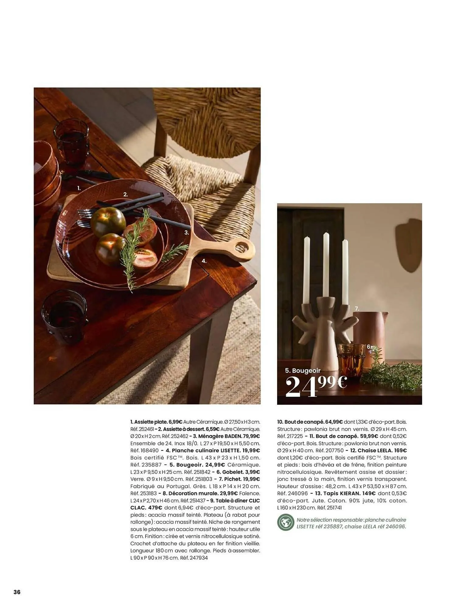 Catalogue Maisons du Monde du 1 mars au 31 août 2026 - Catalogue page 36